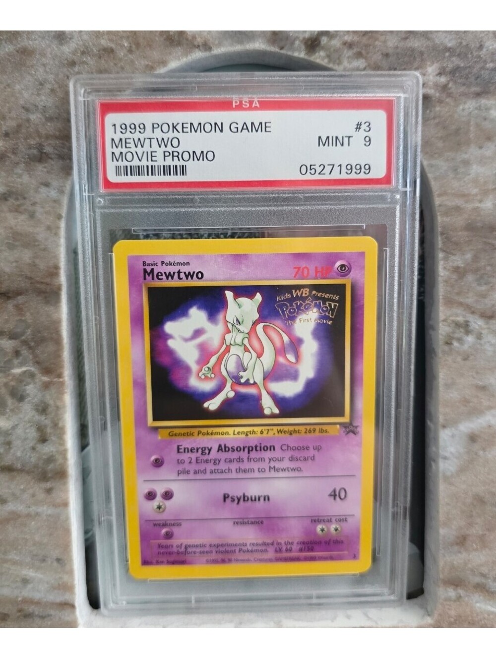 Pokemon 1999 Mewtwo psa 9